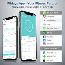 Load image into Gallery viewer, Scales for body weight, BAIFROS Smart Digital Bathroom Weighing Scales with ITO Coating Technology - Smart APP Fit Tracker Scales for Fitness ST/LB/KG