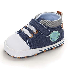 Load image into Gallery viewer, MASOCIO Baby Boy Shoes Infant Toddler First Walking Trainer Prewalker Blue 3-6 Months
