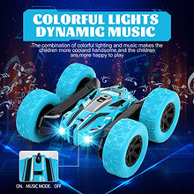 Load image into Gallery viewer, Remote Control Car, 4WD Rc Stunt Car Toys, 360°Flips Double Sided Rotating Vehicles with Sharp Headlights, 2.4GHz Music Christmas Car Toy for 6 7 8 9 10 Years Old Boys