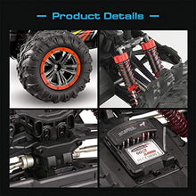 Load image into Gallery viewer, Hosim Remote Control Car, 1:10 RC Cars Off Road 4x4, High Speed Monster Truck 46 km/h, Hobby Grade Radio Controlled Racing Car for Children, Adults & Hobbyist (Red)