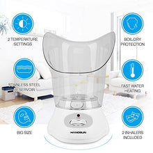 Load image into Gallery viewer, Hangsun Facial Steamer FS80 Face Steamer Professional Facial Mist and Sauna Inhaler Spa For Acne Treatment (with Aromatherapy Diffuser)