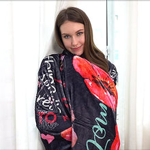 Load image into Gallery viewer, Mom Gifts from Daughter,for Mom Birthday,Christmas,Mother's Day,Throw Blanket(to Wonderful Mom from Daughter, Size:60"x80")