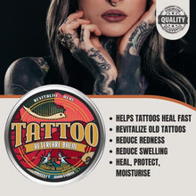 Load image into Gallery viewer, Tattoo Aftercare Balm Salve (15ml) - Tattoo Aftercare to Heal and Protect New Tattoo, Tattoo Moisturiser, Revitalise and Moisturise Old Tattoo, Made from All Natural Ingredients