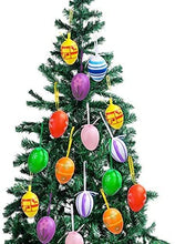 Load image into Gallery viewer, Ptsaying easter decorations,20Pcs easter hanging eggs ornaments,easter tree decorations,decorative Easter plastic eggs easter home outdoor decoration