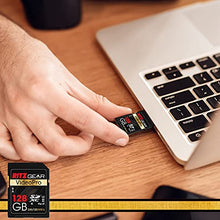 Load image into Gallery viewer, Ritz Gear Extreme Performance Video Pro 128GB 4K 8K Ultra HD SDXC U3 V60 A1 Memory Card (Read 265mb/s 120mb/s Write)