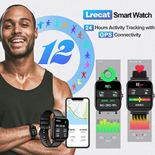 Load image into Gallery viewer, Smart Watch, 1.69" Touch Screen Smart watch for Men Women, Fitness Watch with Heart Rate Sleep Monitor IP68 Waterproof Step Counter Watch, 12 Sports Modes Fitness Activity Trackers for Android iOS