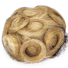 Load image into Gallery viewer, ZAIQUN Human Hair Chignons Hair Scrunchy Scrunchie Bun Updos Hair Extensions Wavy Curly Messy Donut Hairpiece Hair Robbon Ponytail Extensions(20g)