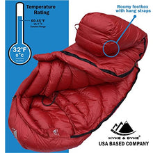 Load image into Gallery viewer, Hyke & Byke Shavano 0 Degree C Ultralight Down Mummy Sleeping Bag: 3 Season Bag Under 1 Kg with ClusterLoft Base - The Lightest, Bag for Thru Hiking, Backpacking, Camping