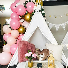 Load image into Gallery viewer, PartyWoo Pink and Gold Balloons, 66 pcs Pink Balloons, Metallic Gold Balloons, Pastel Pink Balloons and Gold Confetti Balloons for Pink Balloon Garland, 4 pcs 18 Inch Giant Pink Balloons
