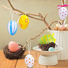 Load image into Gallery viewer, Ptsaying easter decorations,20Pcs easter hanging eggs ornaments,easter tree decorations,decorative Easter plastic eggs easter home outdoor decoration