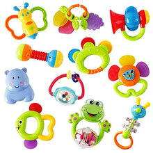 Load image into Gallery viewer, Rattle Teether Set Baby Toy - Sensory Baby Toy 0-12 Months Shaker Grab Rattle Baby Infant Newborn Toys Early Educational Toys for 3 6 9 12 Month Boys Girls