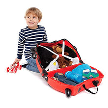 Load image into Gallery viewer, Trunki Children’s Ride-On Suitcase & Hand Luggage: Harley Ladybug (Red)