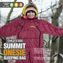 Load image into Gallery viewer, PMS VFM - Wearable Sleeping Bag For Kids, Child Sleeping Bag Onesie BERRY