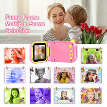 Load image into Gallery viewer, vatenick Kids Camera Children Digital Cameras Kids Gift Video Recorder Shockproof 2.4 inch HD Screen 1080P 32GB TF Card Gifts Toy for 3 to 12 Years Old Boys and Girls (pink)