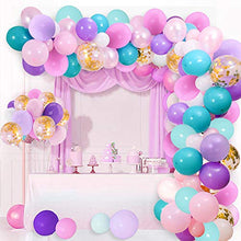 Load image into Gallery viewer, Unicorn Balloons Arch Garland Kit,AivaToba Unicorn Birthday Party Supplies Decorations Pink White Blue Purple Balloons Arch Kit Latex Confetti Balloon for Babyshower Wedding Girl Frozen Party