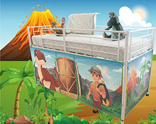 Load image into Gallery viewer, HedgehogEmporium Tent for Midsleeper Cabin Bed, Mid sleeper Danny the Dinosaur