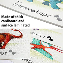 Load image into Gallery viewer, Outus 9 Pieces Dinosaur Wall Art Prints Dinosaurs Poster Wall Decals with Unframed Pictures Dinosaur Birthday Gift for Nursery and Kids Room Decorations