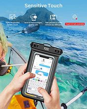 Load image into Gallery viewer, YOSH IPX8 Waterproof Phone Pouch, Waterproof Phone Case for Swimming Dry Bag Underwater with Lanyard for Snorkeling Boating Fishing Raining for iPhone 13 12 11 XS XR Samsung S21 S10 etc. up to 6.8”