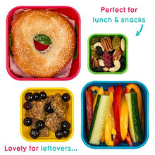 Load image into Gallery viewer, TUM TUM Nesting Snack Pots for Kids, Snack Boxes for Kids, Kids Snack Box Set, BPA Free - Bugs