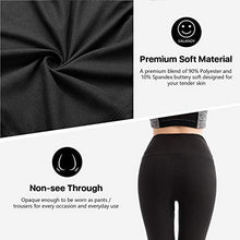 Load image into Gallery viewer, SINOPHANT High Waisted Leggings for Women, Buttery Soft Elastic Opaque Tummy Control Leggings, Plus Size Workout Gym Yoga Stretchy Pants (Navy1,Plus Size)