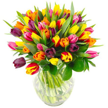 Load image into Gallery viewer, Clare Florist Mixed Tulips Fresh Flower Bouquet - Charming Display of Tulips, Perfect for All Occasions