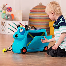 Load image into Gallery viewer, B. Toys - Woofer On The Gogo - Ride On Suitcase and Luggage for Toddlers - Lights and Sounds - BX1572Z