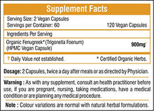 Load image into Gallery viewer, H&C Fenugreek Seed Capsules - 900mg per Serving, 120 Counts | for Health Digestive System