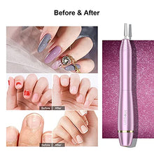 Load image into Gallery viewer, Mosen Electric Nail Files Professional Nail Drill Portable 20000 RPM Adjustable Speed Nail Files Kit for Acrylic Gel Nails 11 in 1 Manicure Pedicure Polishing Shape Tools for Home Salon Use