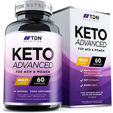 Load image into Gallery viewer, Keto Diet Pills for Men & Women - 1 Month Supply - mct Oil & Green Tea Plus Vitamins and Minerals - UK Made - Vegan - Contributes to Fatty Acid & Carb Metabolism - Safe & EU Legal Formulation