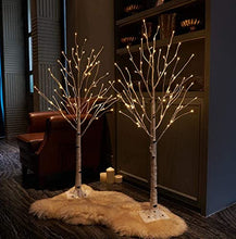 Load image into Gallery viewer, Hairui Pre Lit White Birch Tree 4FT 72 LED for Easter Christmas Holiday Party Festival Decorations Plug in