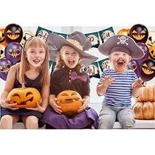 Load image into Gallery viewer, TEPILOS Halloween Decorations, 47PCS Halloween Balloons Arch Garland Kit with Black and Orange Latex Balloons Cake Toppers for Outdoor Indoor Halloween Party Decor