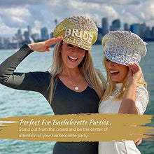Load image into Gallery viewer, Your Perfect Day Bride Captain Hat Silver - Novelty Bridal Hat For The Bride - Great For Hen Parties, Bride Tribes, Pool Parties and Weddings - Silver Jewels - Elasticated Band