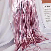 Load image into Gallery viewer, Geboor 3 Pack Metallic Tinsel Curtains 1 x 2.5m Fringe Foil Curtain for Wedding Birthday Party Door Windows Decorations Pink