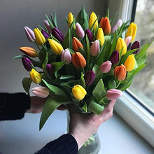 Load image into Gallery viewer, Clare Florist Mixed Tulips Fresh Flower Bouquet - Charming Display of Tulips, Perfect for All Occasions