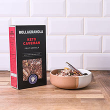 Load image into Gallery viewer, Rollagranola: Keto Caveman Fruit Granola | Paleo & Keto Granola | Gluten & Cereal Free | No Added Sugar | Keto Diet | Ideal for Diabetics | Handcrafted in The UK | 3 x 300g Packs