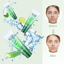 Load image into Gallery viewer, ASYBO 200 ML Aloe Vera Gel – 99% Organic Pure Aloe Vera Hydrating Face & Body Moisturizer, Natural Aloe Cream for Dry Skin, Sunburn, Acne, Soothing & Moisturizing
