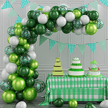 Load image into Gallery viewer, GREMAG Balloons Arch Kit, 107PCS Green Balloon Garland Kit Balloons Arch Kit, Latex Balloons Party Reusable Balloons for Birthday Decoration Party Supplies Wedding Party Decoration Supplies