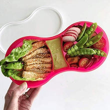 Load image into Gallery viewer, TUM TUM Kids Lunch Box with Dipping Pot Separator, Childrens Healthy Lunchbox - Bugs