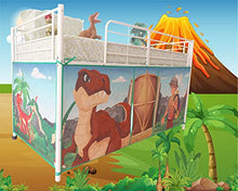 Load image into Gallery viewer, HedgehogEmporium Tent for Midsleeper Cabin Bed, Mid sleeper Danny the Dinosaur