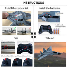 Load image into Gallery viewer, HAWK'S WORK 2 Channel RC Airplanes, F-22 RC Plane Ready to Fly, 2.4 GHz Remote Control Airplane, Easy to Fly RC Glider for Kids & Beginners