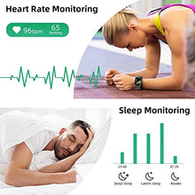 Load image into Gallery viewer, Smart Watch for Men Women Compatible for Android IOS Phones Samsung iPhone, Cuszwee 1.69″ IP68 Waterproof Smartwatch Activity Fitness Tracker with Heart Rate Blood Oxygen Sleep Monitor Pedometer