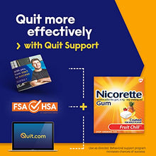 Load image into Gallery viewer, Nicorette 4mg Nicotine Gum to Help Quit Smoking with Behavioral Support Program - Fruit Chill Flavored Stop Smoking Aid, 160 Count - Amazon Exclusive