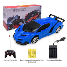 Load image into Gallery viewer, Pup Go 2 in 1 Transforming Remote Control Car, One-Click Deformation Robot RC Car Toys for Kids Age 3 4 5 6+ Year Old, Rechargeable 360° Rotation with Light, Birthday Gifts for Boys (Blue)