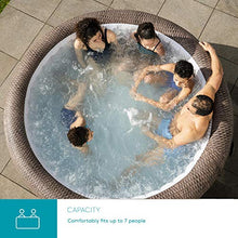 Load image into Gallery viewer, Lay-Z-Spa St Moritz Hot Tub, 180 AirJet Massage System Rattan Design Inflatable Spa with Freeze Shield Year Round Technology, 5-7 Person spa design interiors