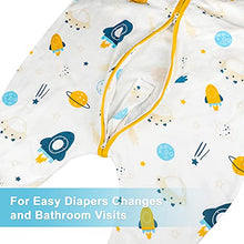 Load image into Gallery viewer, MOEMOE BABY Sleeping Bag with legs 0.5 Tog Baby Sleep Bag with Feet Cotton Toddler Sleep Sack Sleeveless Baby Sleep Bag Wearable Blanket Lightweight for Girls Boys 6M-7T (L/ 3-5T, Cute Monsters)