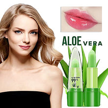Load image into Gallery viewer, 2PCS Aloe Vera Lipstick,Lip Balm,Magic Temperature Color Changing Lip Stick,Long Lasting Moisturizing Lip Makeup for Women Girls