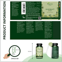 Load image into Gallery viewer, Olive Leaf Extract Vegavero® | Highest Strength: 7500mg (15:1) - 40% Oleuropein | Olive Leaves from Spain | 90 Vegan Capsules