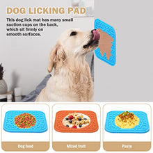 Load image into Gallery viewer, 3 Pcs Licky Mats for Dogs 2 Dog Lick Mats with 1 Silicone Spatula Dog Lick Pad with Strong Suction Suitable for Pet Bathing Grooming Training