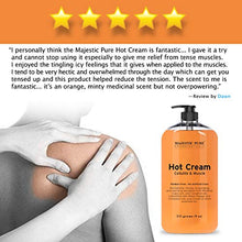 Load image into Gallery viewer, Majestic Pure Anti Cellulite Cream, 87% Organic Fat Burner Cream, 9 Oz - Tight Muscles & Joint and Muscle Pain, Natural Cellulite Treatment - Soothes, Relaxes, and Tightens Skin
