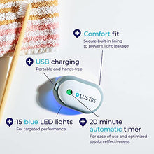Load image into Gallery viewer, LUSTRE ClearSkin TRIO - Blue Light Acne Treatment Device, UV-Free & Wireless | LED Therapy for Face and Body Acne, Spots and Blemishes | Prevent breakouts, inflammation and Skin Redness | No Chemicals